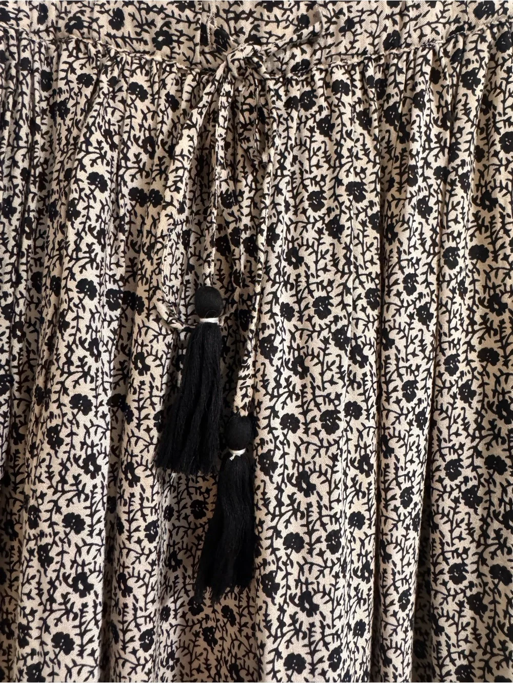 GOA Collection Bohemian Floral Maxi Skirt NWOT Size Small/ Medium